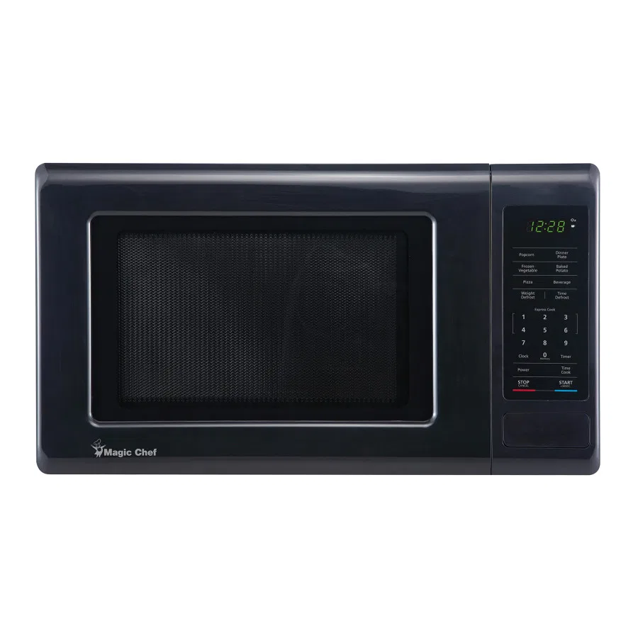MC99MB – MAGIC CHEF Microwave Oven, Countertop 0.9 Cubic Foot Capacity 900 Watt Electronic Controls With Digital Disp...